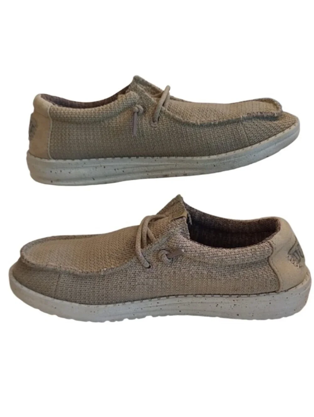 Hey Dude Wally Sport Mesh Boat Shoe Low-Top Loafer Slip-On Moccasin Sneakers